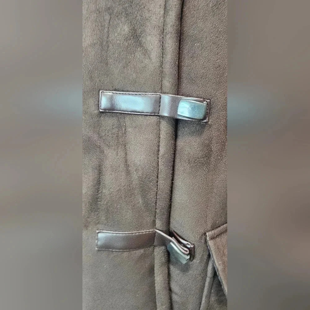 Utex Design Faux Micro Suede/Fur Leopard Print Ja… - image 4